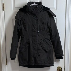 Noize Slate Hooded Parka with Trim